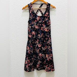 We Wander Beautiful Floral Design Dress with Built In Shorts